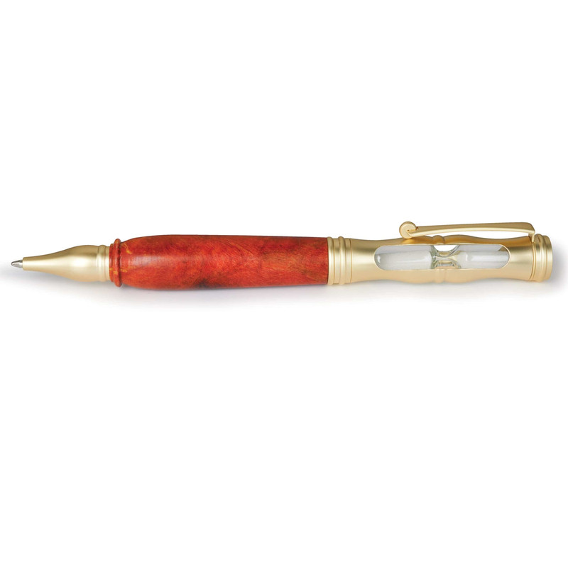 Hourglass Twist Ballpoint Pen Kit - Finish:Champagne